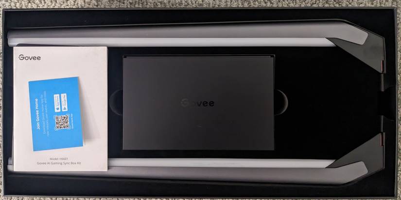 Govee AI Sync Box Contents