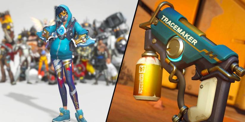 Tracer Graffiti Skin and Gun