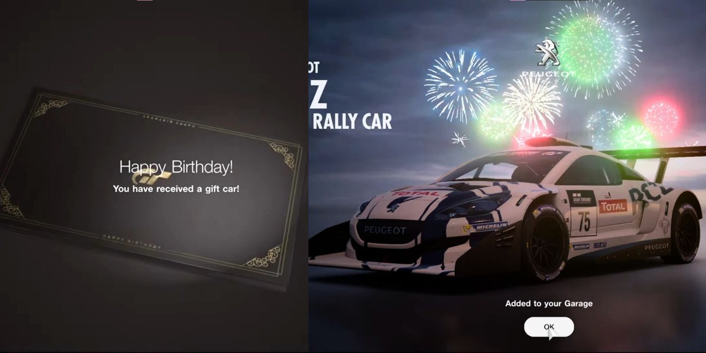 Gran Turismo Sport Birthday Reward