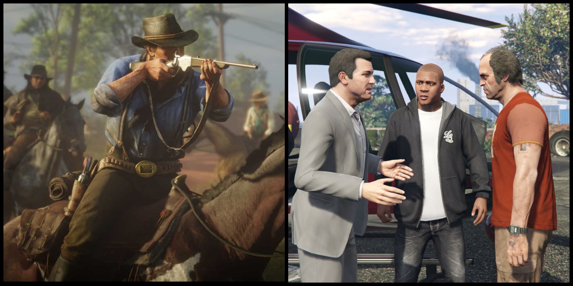 Gta 5 vs RDR2 Storyline