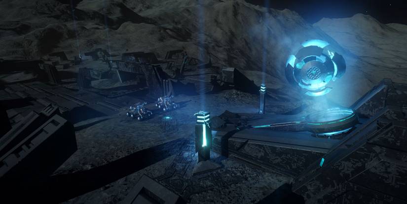 Guardian Site being explored by vehicles