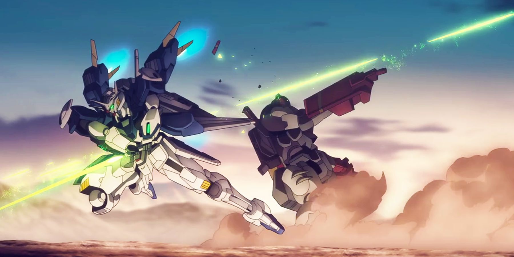 Gundam Mercury Aerial vs Duel