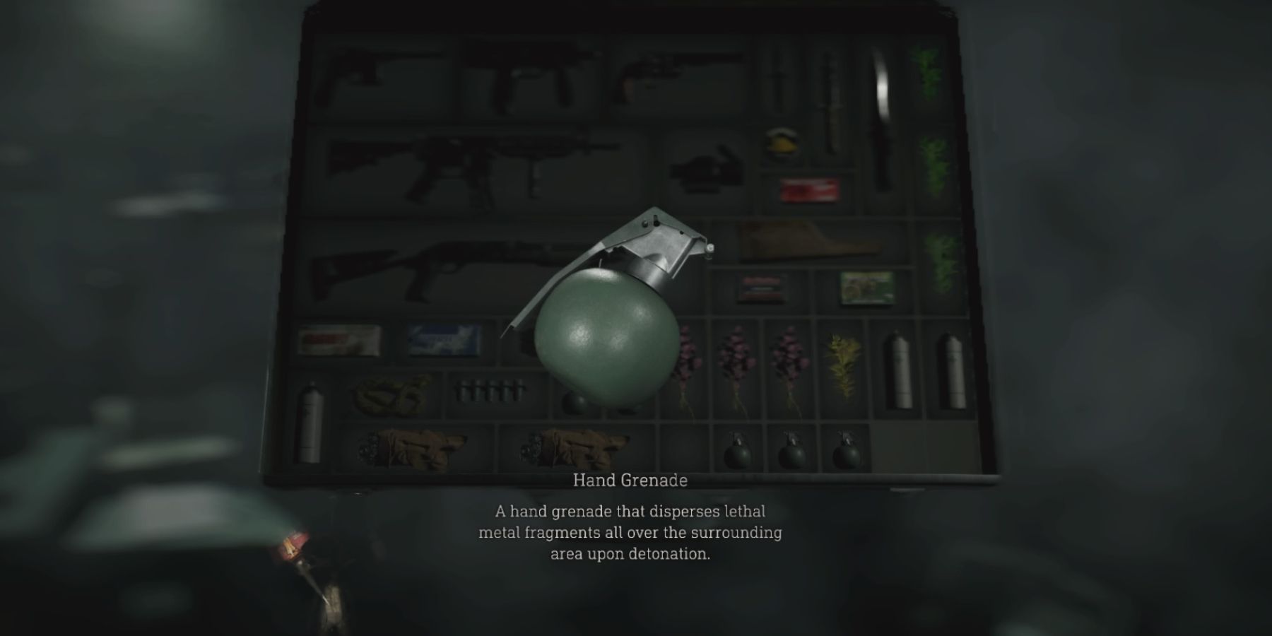 The Hand Grenade in Resident Evil 4 remake