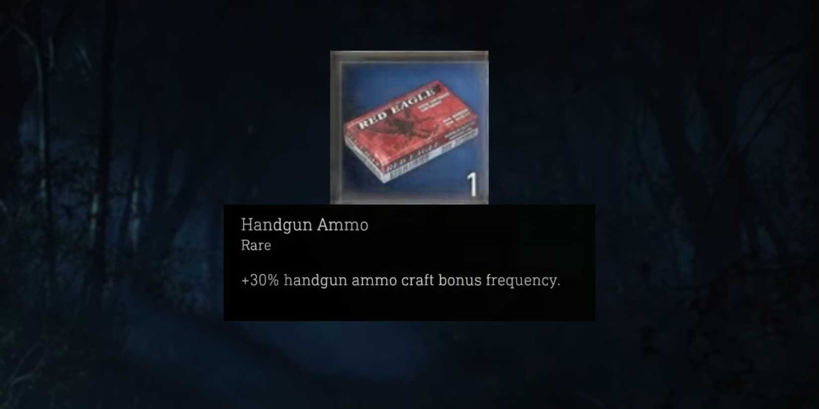 Kouzlo Handgun Ammo z remaku Resident Evil 4.