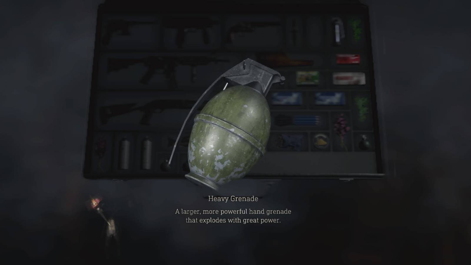 The Heavy Grenade in Resident Evil 4 remake