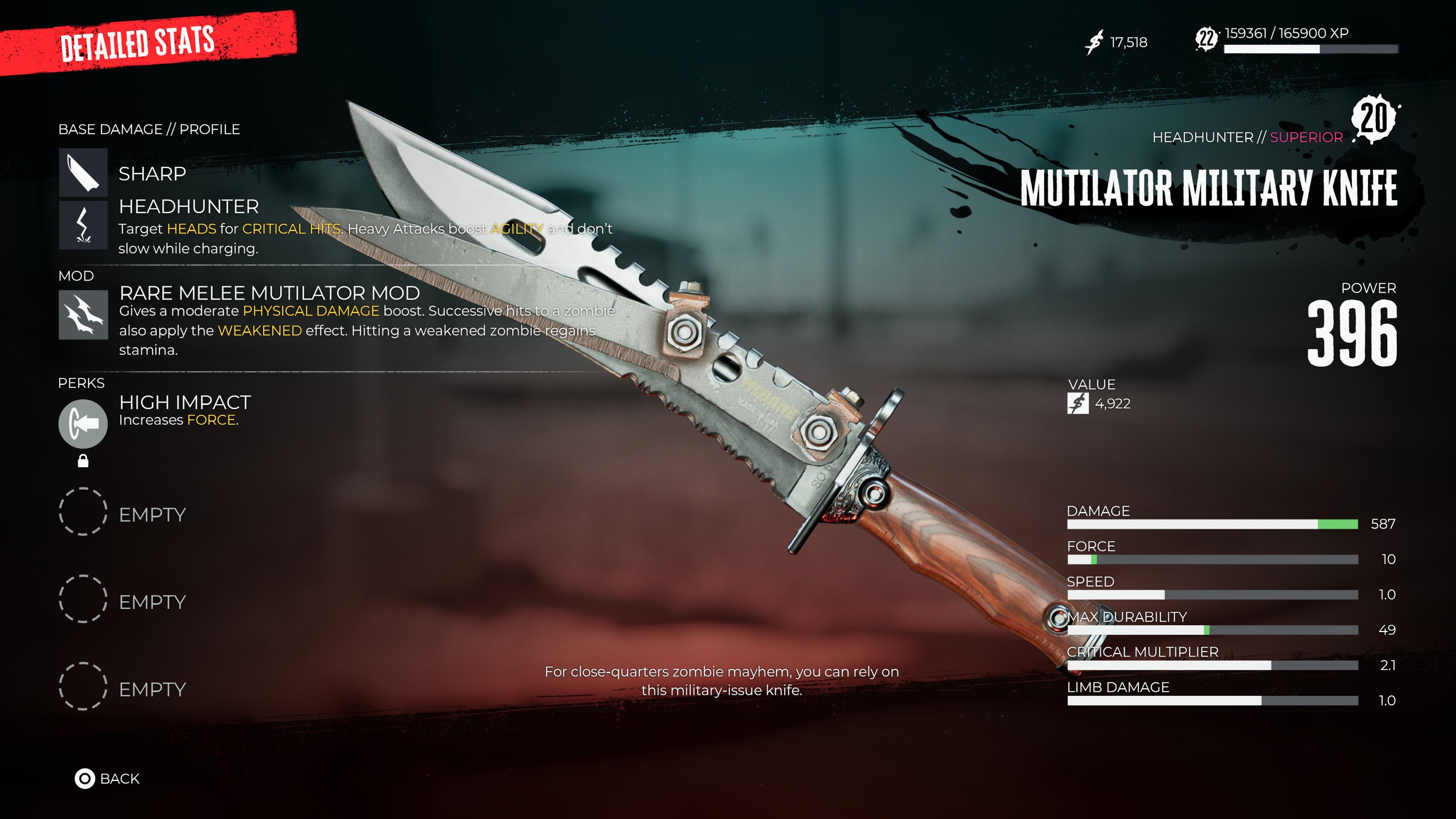 Dead Island 2 Headhunter Weapons