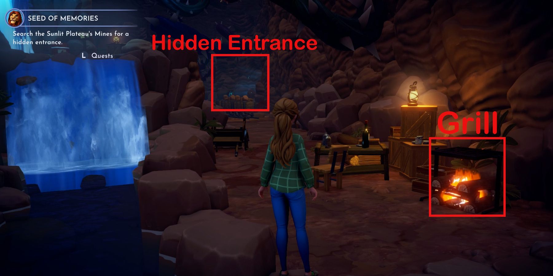 hidden entrance location in disney dreamlight valley