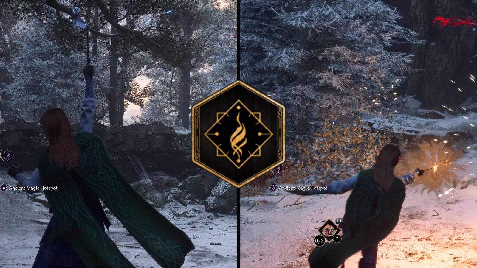 hogwarts legacy ancient magic meter guide