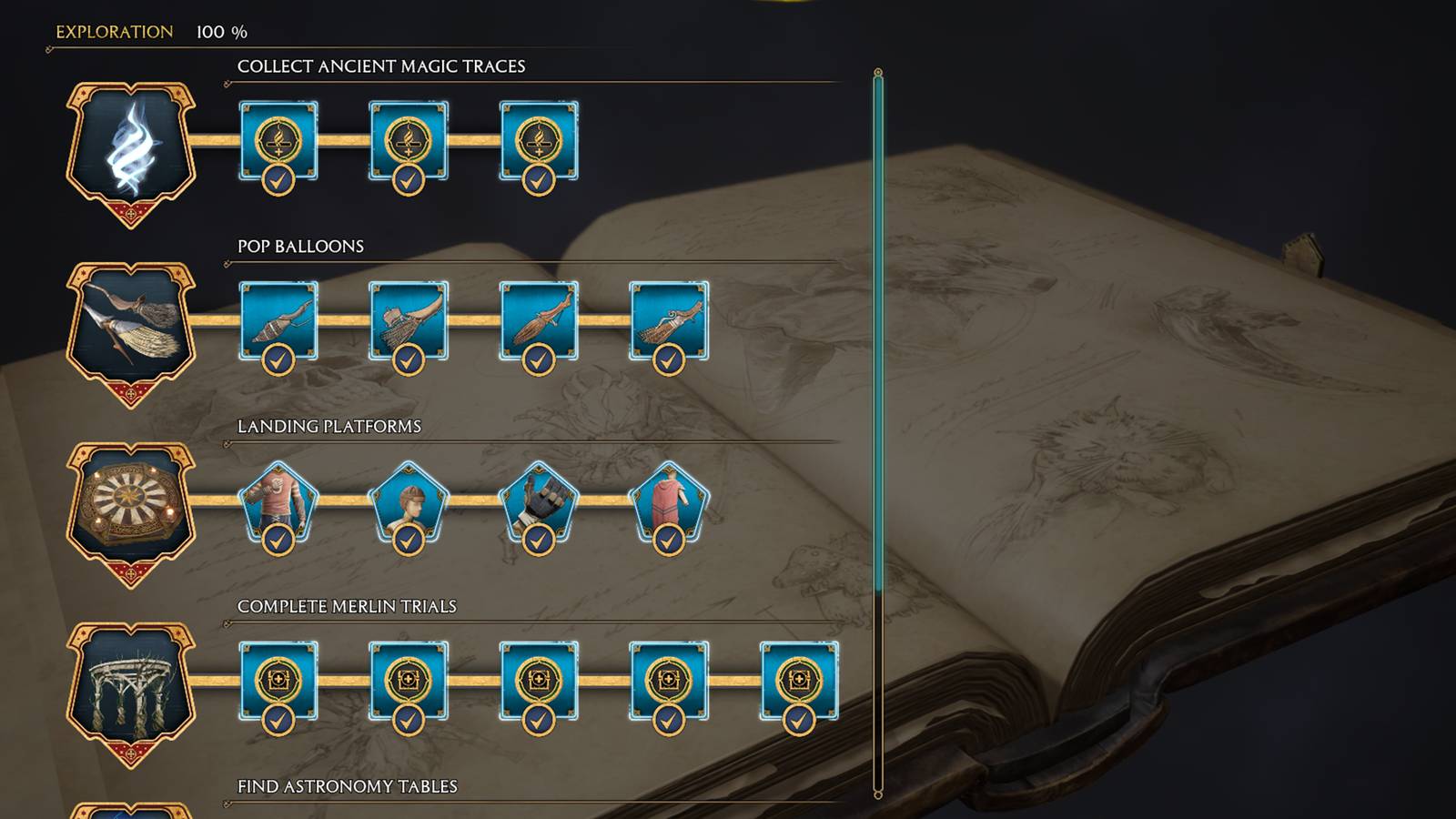 Hogwarts Legacy Exploration Challenges