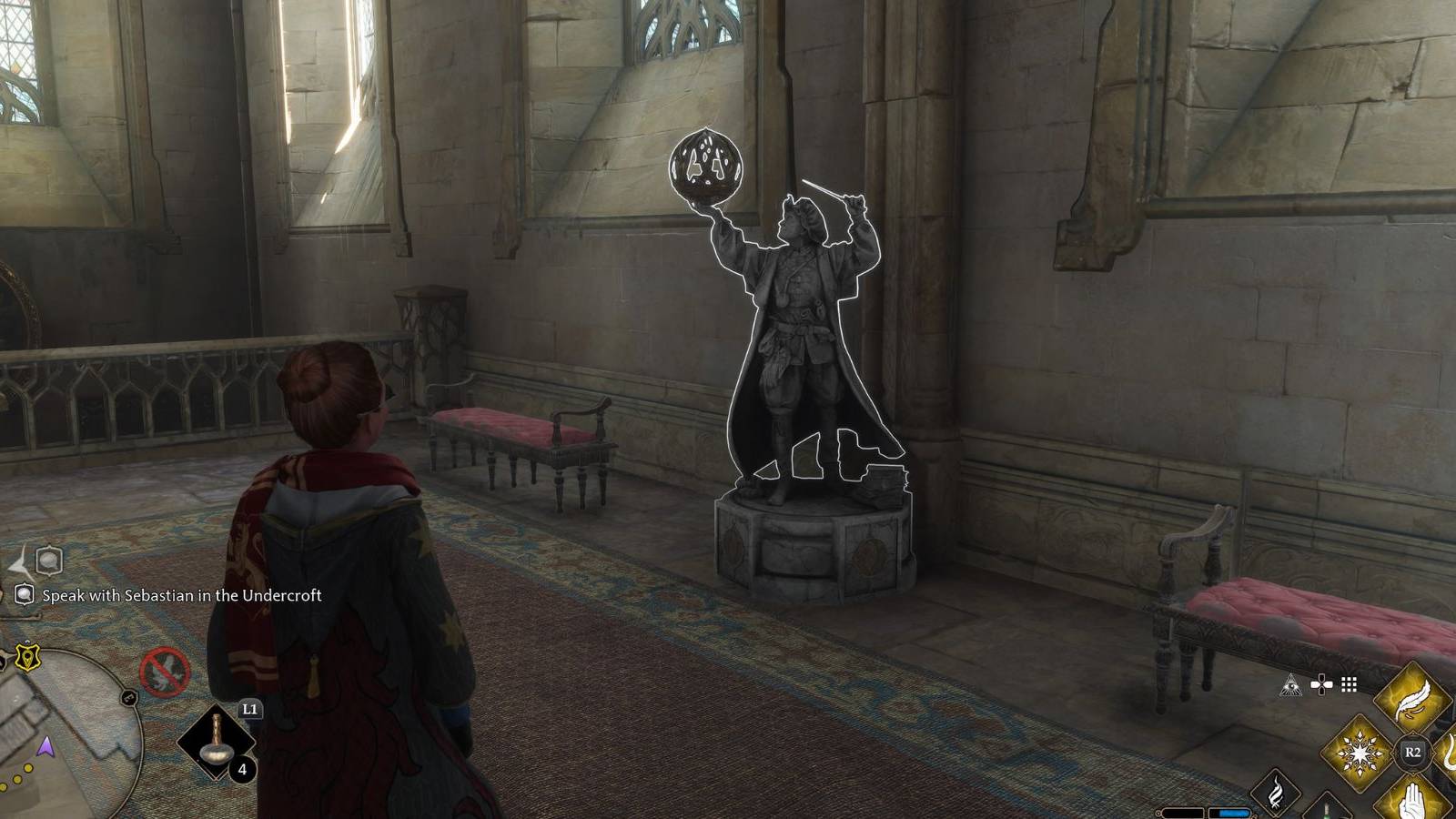 hogwarts legacy levioso statue guide