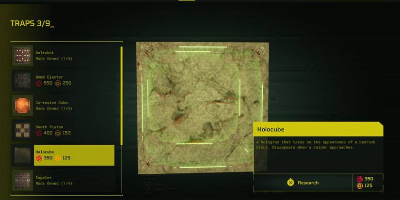 The Holocube trap from Meet Your Maker