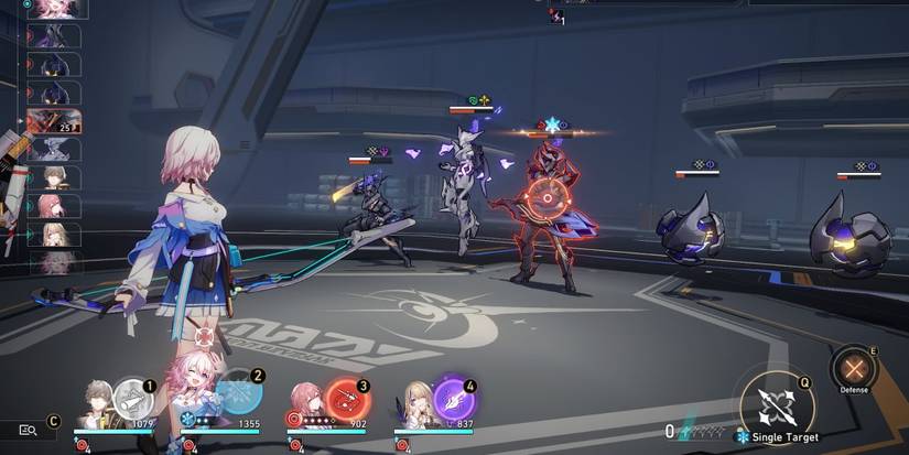 March 7th fighting in Honkai Star Rail