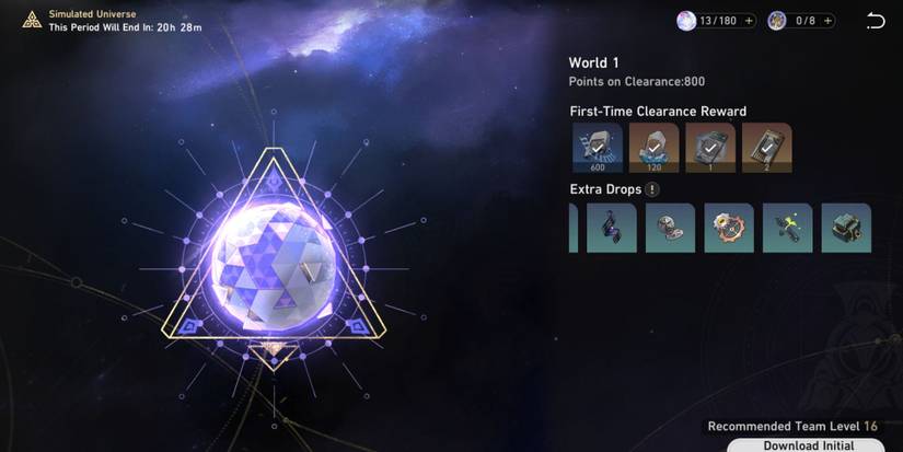 Honkai Star Rail_ Simulated Universe Clearance Reward