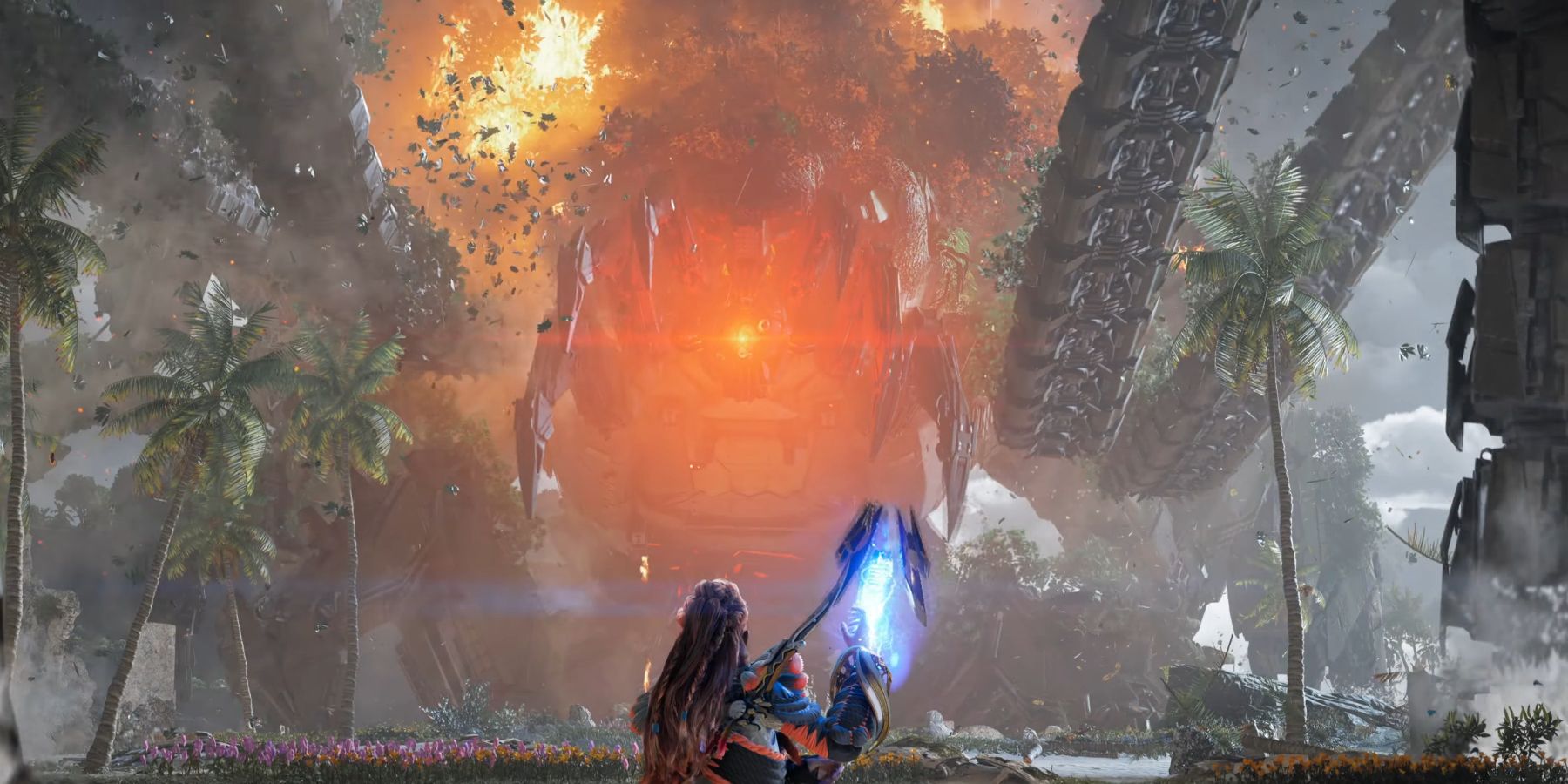 Horizon Burning Shores' will take Aloy to a volcanic Los Angeles on April  19th