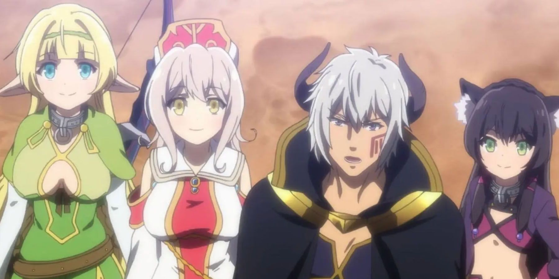 Main characters in How Not To Summon A Demon Lord