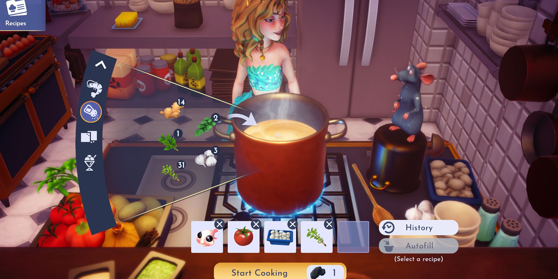 how to make lioness feast in disney dreamlight valley