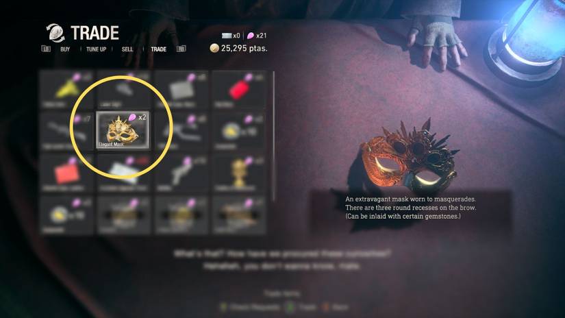 image showing a spinel treasure in resident evil 4 remake. 