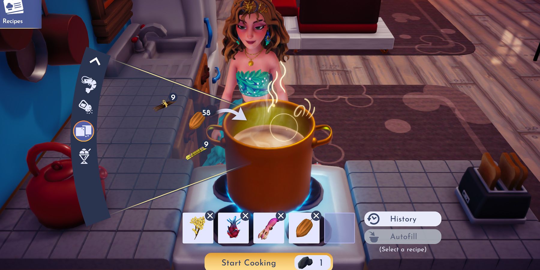 how to make sweet udon in disney dreamlight valley