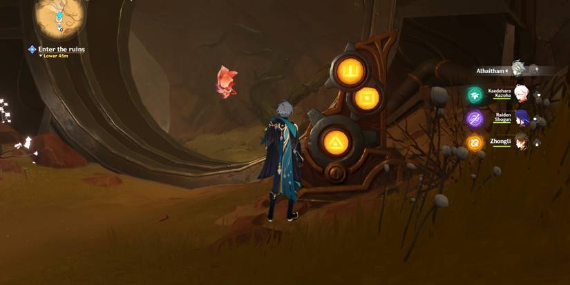 how to open the ruins gate in genshin impact