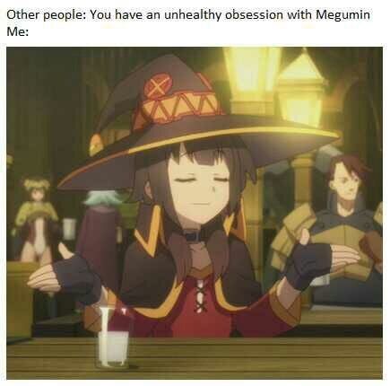 Megumin shrug