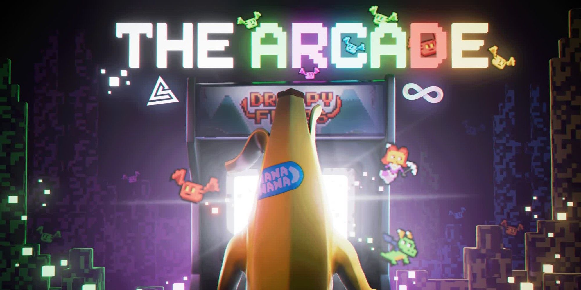 arte promocional arcade en Fortnite
