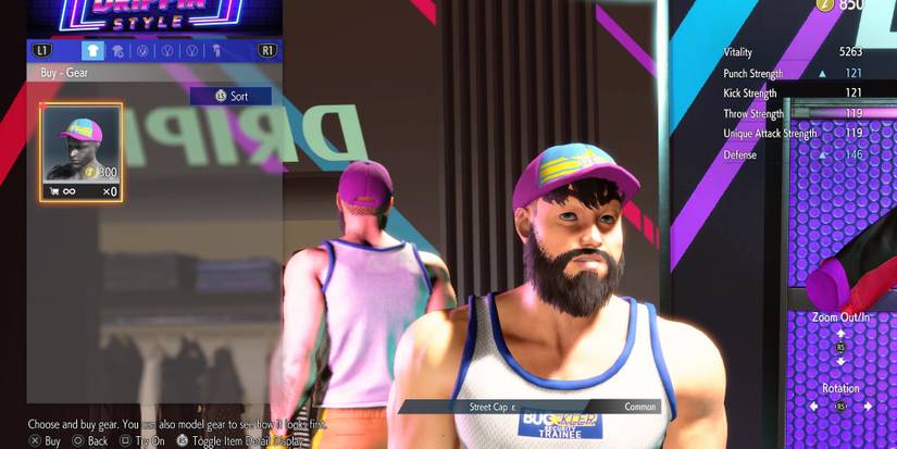 The store in Street Fighter 6 where players can buy new clothes for their created fighter