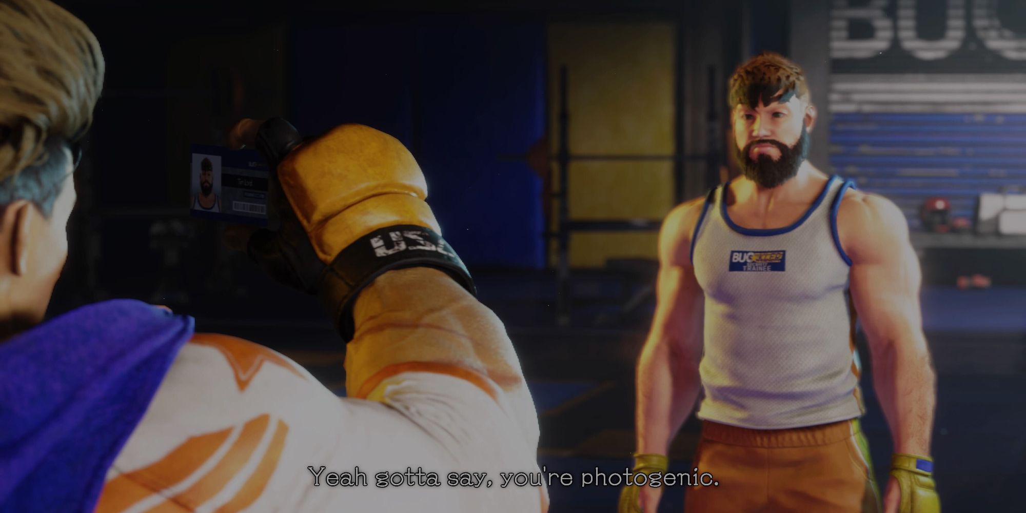 A screenshot from the opening cinematic from Street Fighter 6