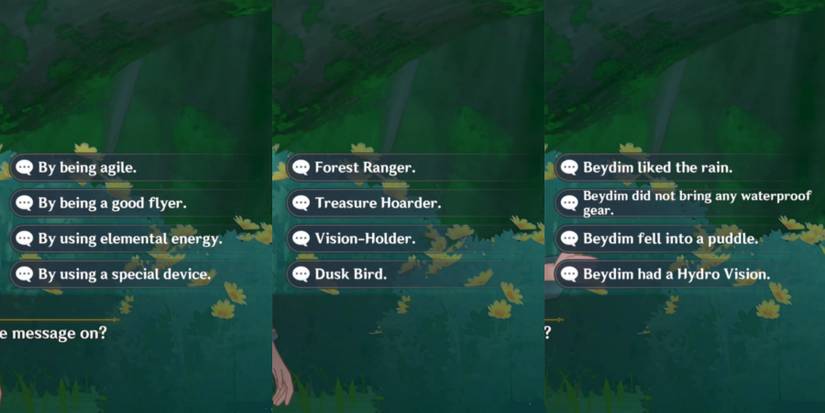 in truth steps part 1 answer solution in Genshin Impact 