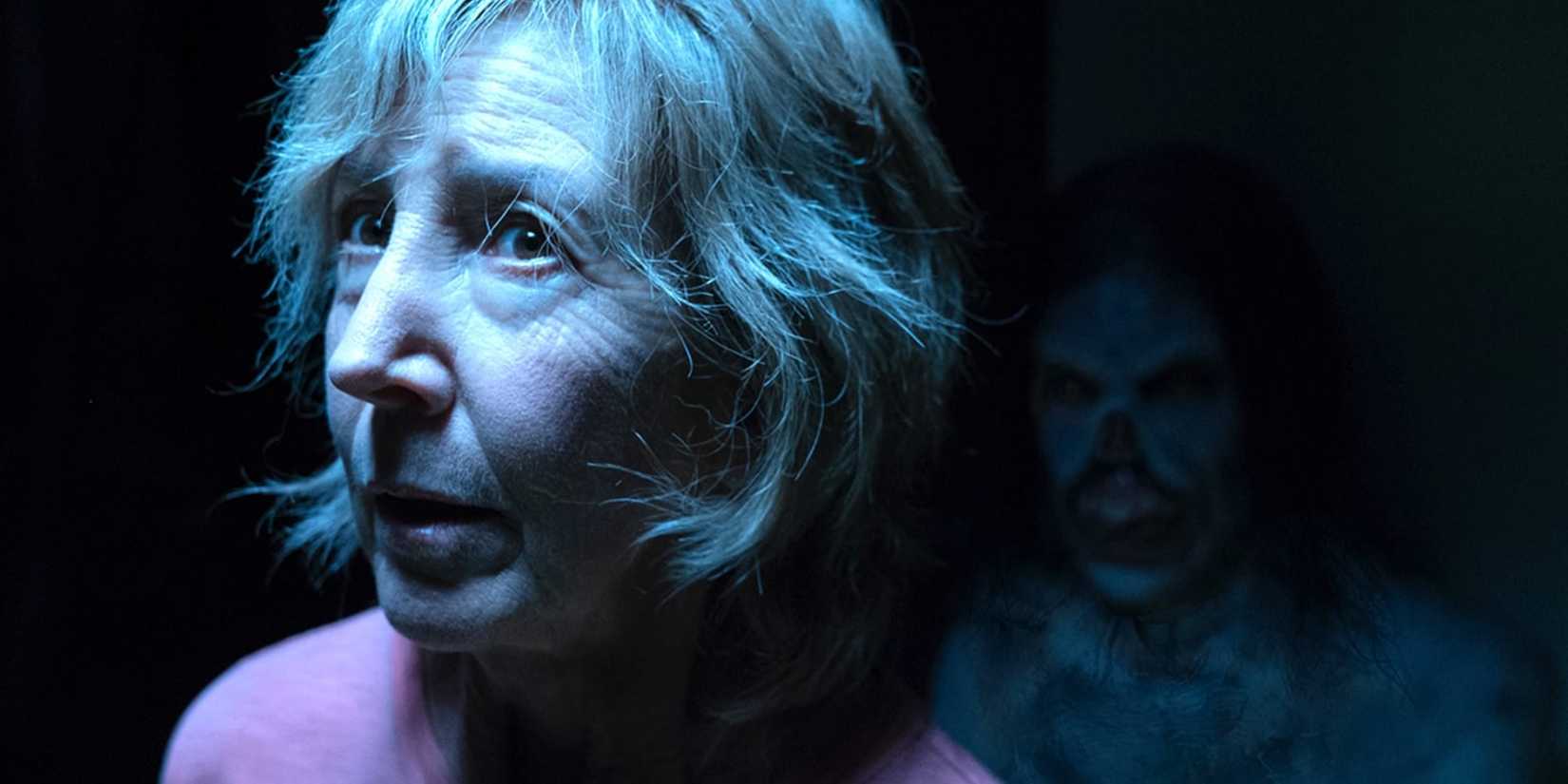 Alice Rainer with the monster behind her in Insidious