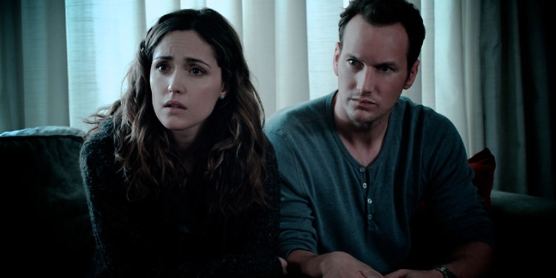 Rose Byrne as Rose and Patrick Wilson as Josh in Insidious