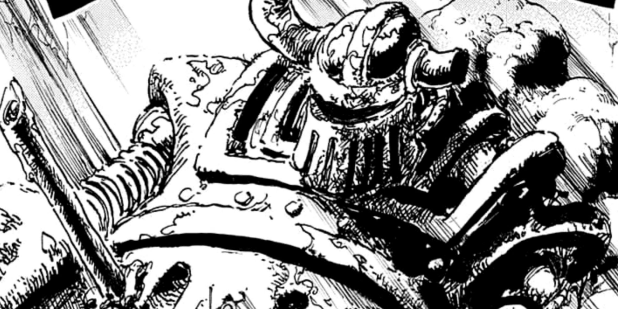 Iron Giant from One Piece manga