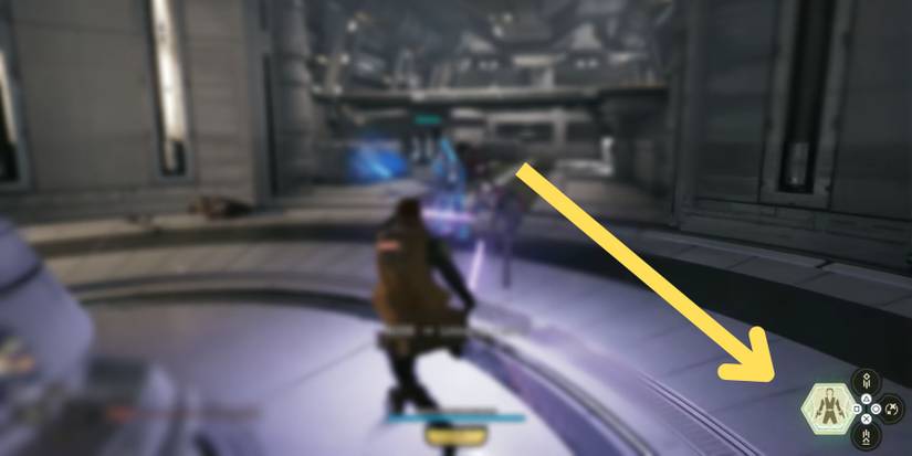 image showing companion hud in star wars jedi survivor.