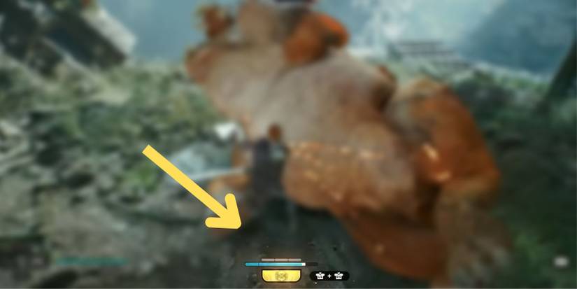 image showing slow mode and force hud in star wars jedi.