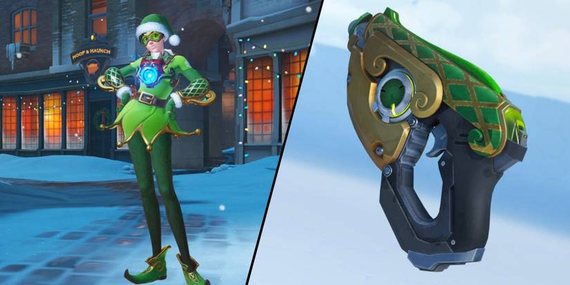 Tracer Jingle Skin and Gun