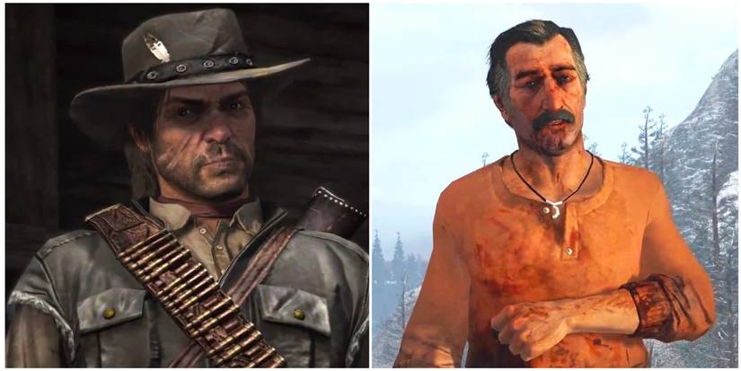 John Marston and Dutch Van Der Linde in Red Dead Redemption