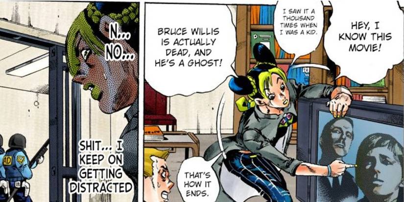 Jojos bizarre adventure Jolyne spoils Sixth Sense