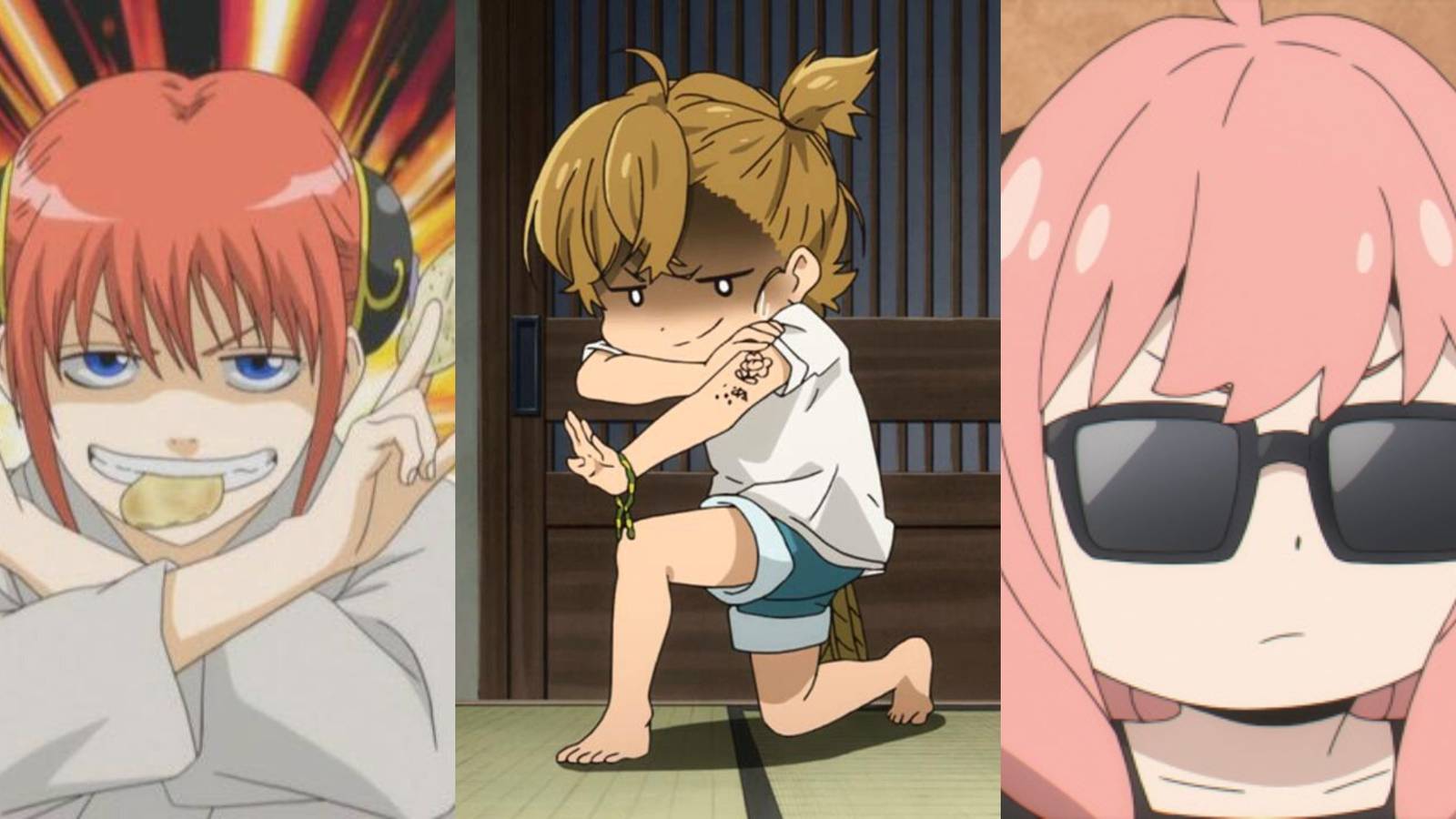 Kagura in Gintama, Naru Kotoishi in Barakamon, Anya Forger in Spy × Family