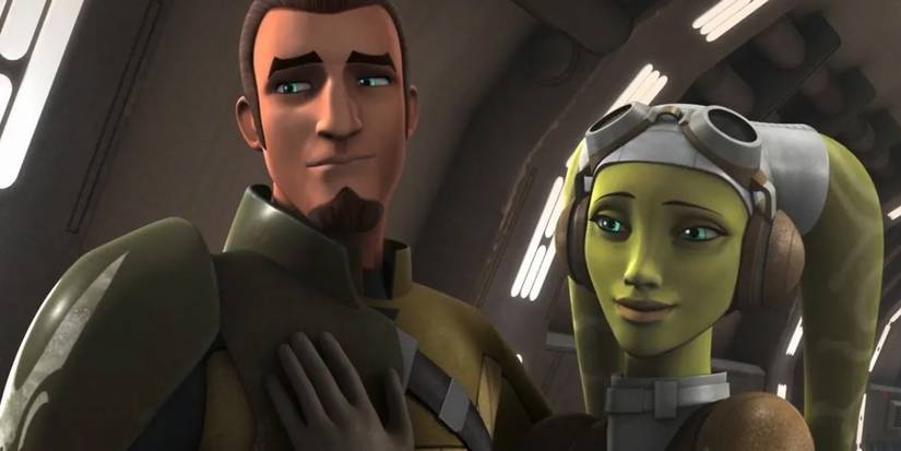 Kanan Jarrus and Hera Syndulla in Star Wars Rebels