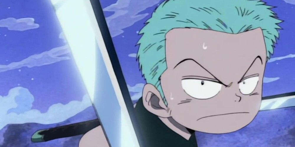 kid young roronoa zoro one piece