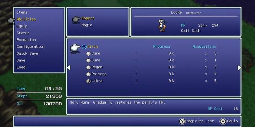 Kirin Esper in Final Fantasy 6