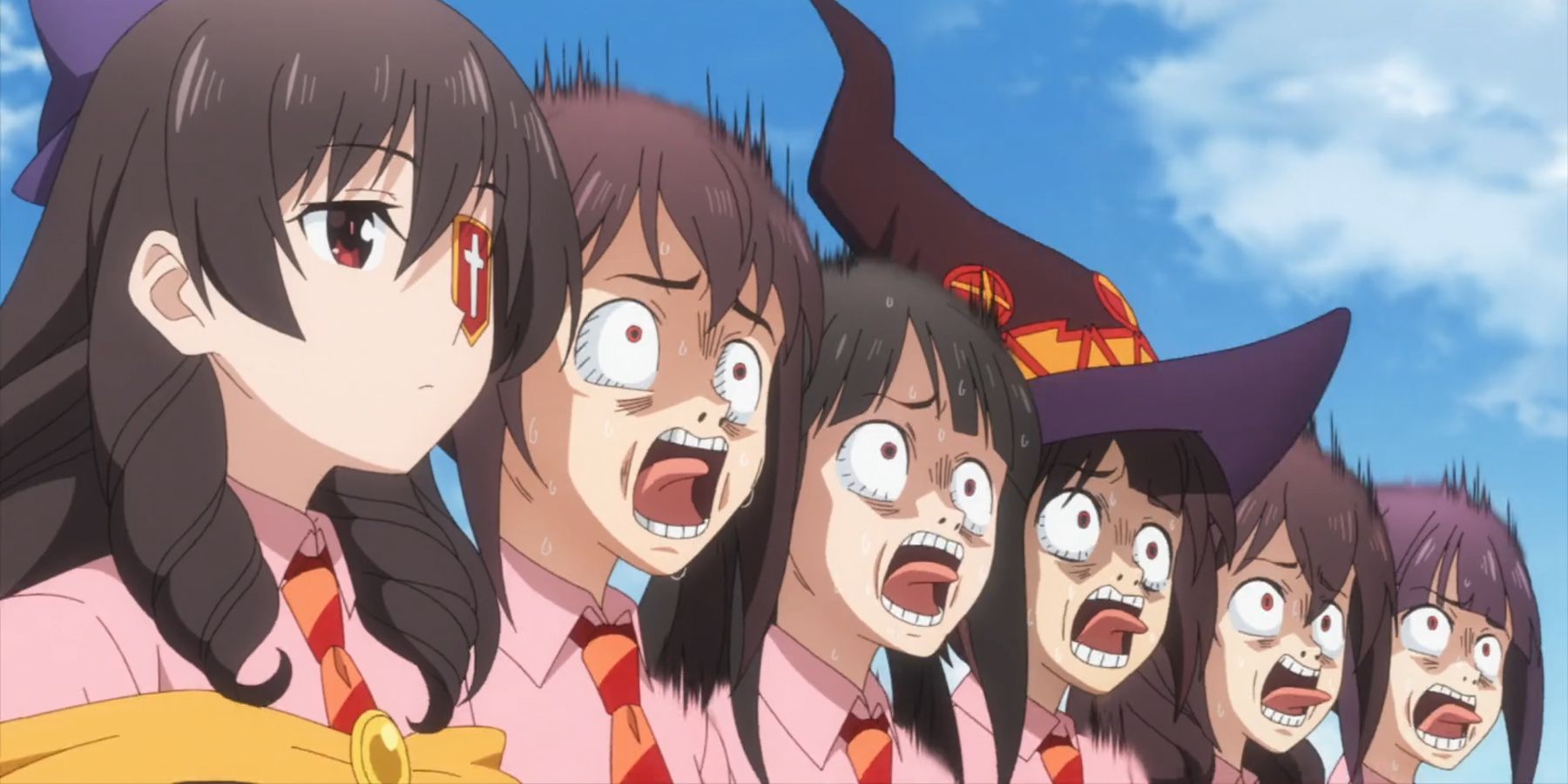 konosuba Explosion On This Wonderful World crimson girls scream episode 2