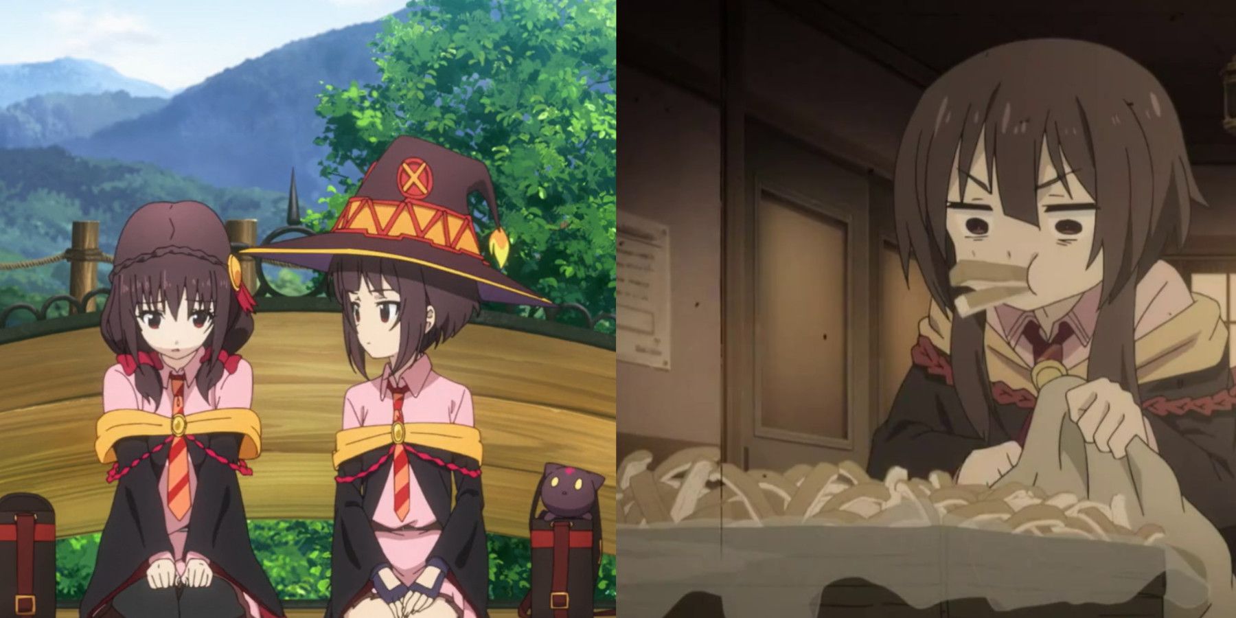 KonoSuba Megumin's Childhood Trauma Megumin and Yunyun An Explosion on This Wonderful World!