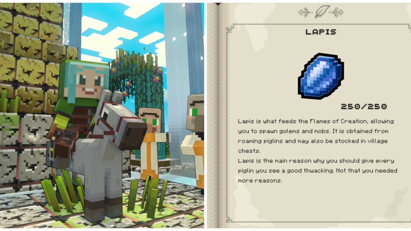 How to Find Lapis in Minecraft Legends