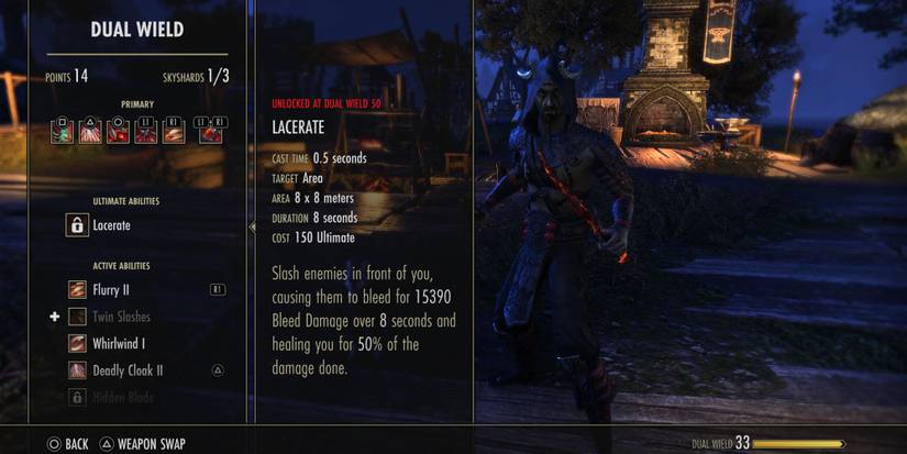 Lacerate skill in Elder Scrolls Online