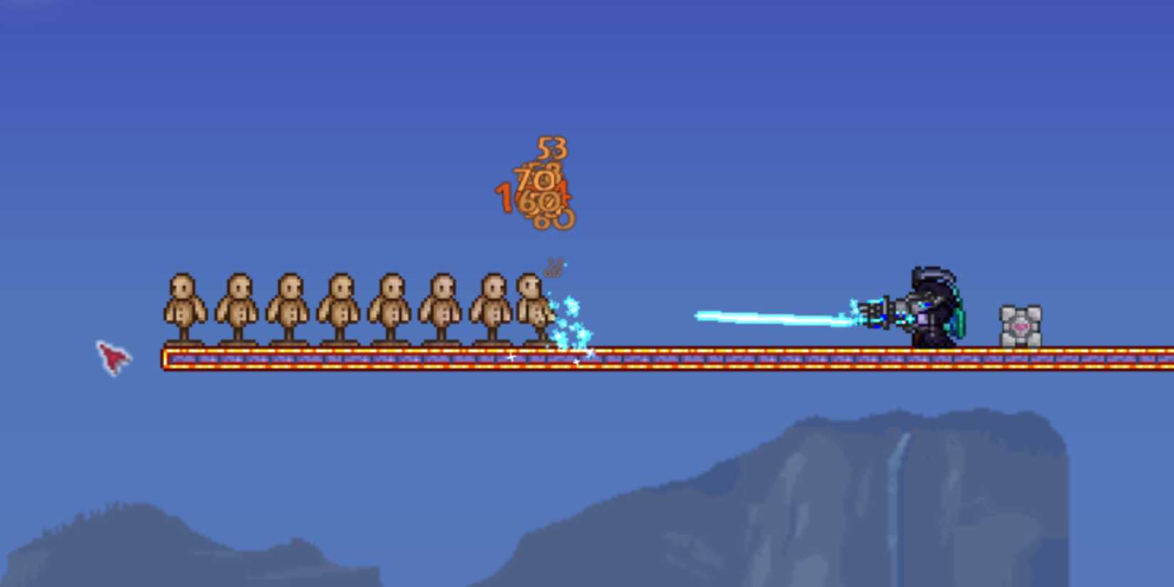 Laser Machinegun in Terraria