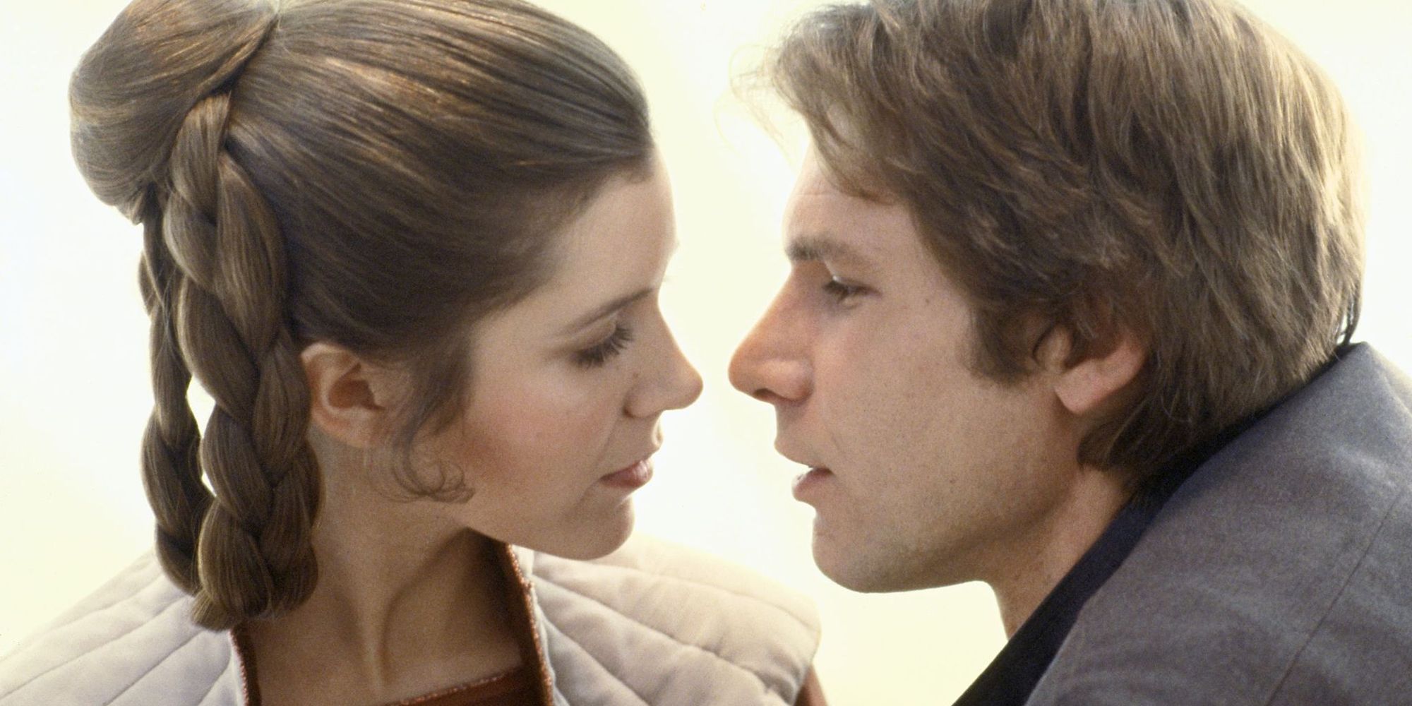 Princess Leia and Han Solo in Star Wars 
