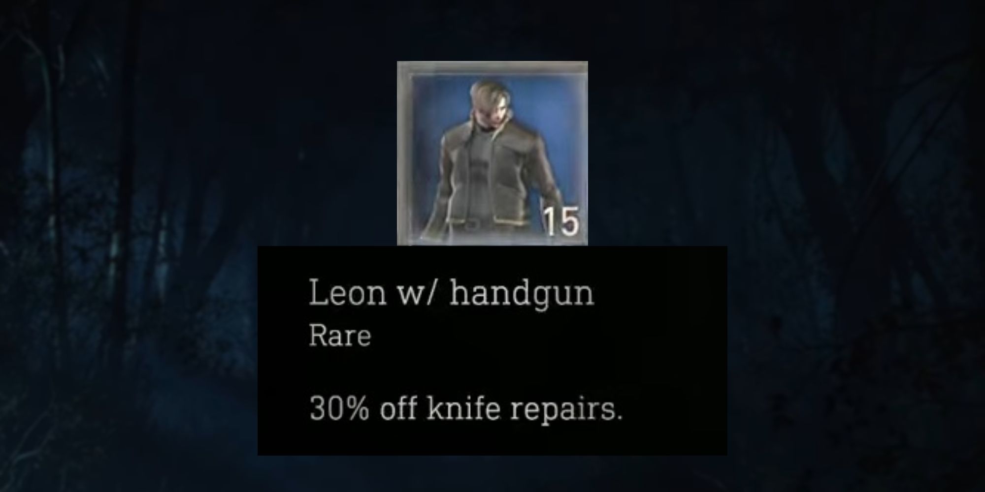 The Leon w/ Handgun charm from Resident Evil 4 Remake.