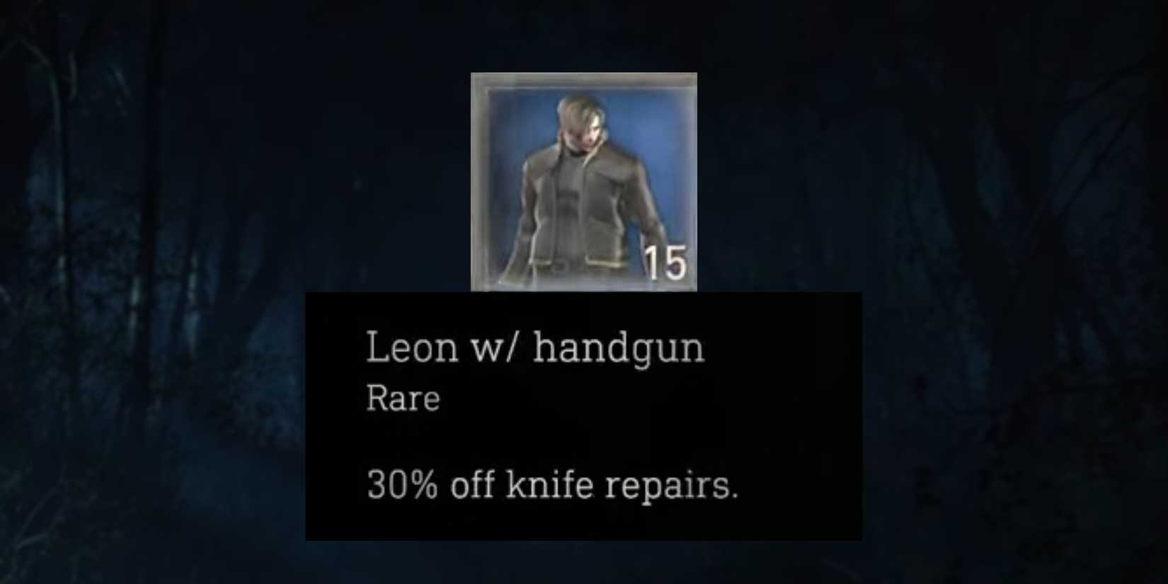 The Leon w/ Handgun kouzlo z Resident Evil 4 Remake.