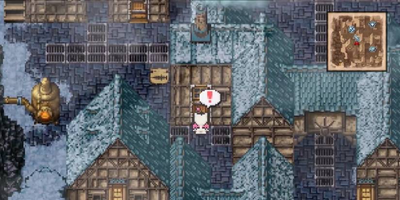 The Weapon shop in Narshe in Final Fantasy 6