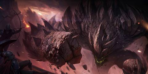 League of Legends Malphite Coming to Life & Attacking A Garrison